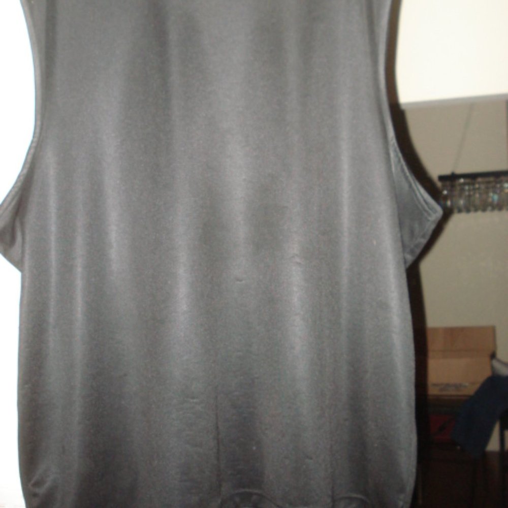 Men's Black Sleeveless Shirt size 3XL